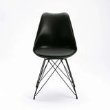 ELIA BLACK LEG DINING CHAIR