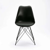 ELIA BLACK LEG DINING CHAIR