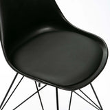 ELIA BLACK LEG DINING CHAIR
