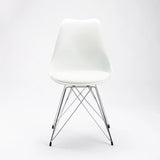 ELIA CHROME LEG DINING CHAIR