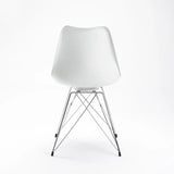 ELIA CHROME LEG DINING CHAIR