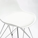 ELIA CHROME LEG DINING CHAIR