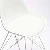 ELIA WHITE LEG DINING CHAIR