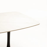 ELIO 80x80cm STONE TOP DINING TABLE