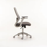 ERGONOMIC MIDBACK OFFICE CHAIR 349M - GREY