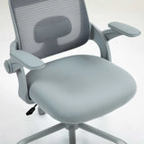 ERGONOMIC OFFICE CHAIR AH612 W/HEADREST - GREY