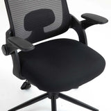 ERGONOMIC OFFICE CHAIR AH612 W/HEADREST - BLACK