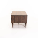 EVE 105x55cm COFFEE TABLE - WALNUT/DARK GREY