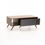 EVE 105x55cm COFFEE TABLE - WALNUT/DARK GREY