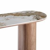 EVIE 120cm PANDORA STONE TOP CONSOLE