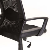 EXEC HIBACK OFFICE CHAIR W-156 - BLACK