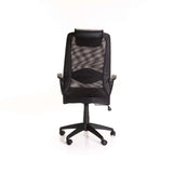 EXEC HIBACK OFFICE CHAIR W-156 - BLACK