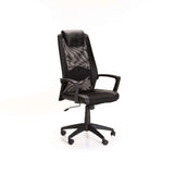 EXEC HIBACK OFFICE CHAIR W-156 - BLACK