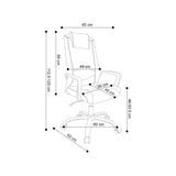 EXEC HIBACK OFFICE CHAIR W-156 CHROME BASE - BLACK