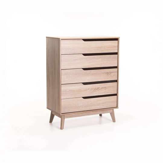 FIN DELUXE 5 DRAWER CHEST
