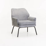 FINLEY FABRIC CHAIR - LIGHT GREY