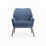 FINLEY FABRIC CHAIR - BLUE