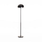 FLOOR LAMP-METAL DOME 150cm H - BLACK