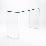 FLUTE 125x40cm 12MM TEMPERED GLASS CONSOLE