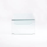 FLUTE 110x55cm 12MM TEMPERED GLASS COFFEE TABLE