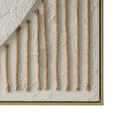 FRAMED ART 11 - ORBIQUE 120x80cm WOOD GRAIN FRAME