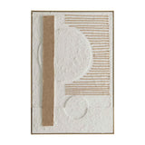 FRAMED ART 12 LINEO 120x80cm WOOD GRAIN FRAME