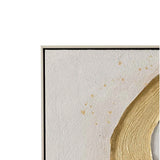 FRAMED ART 14 - HALO 100x100cm CHAMPAGNE FRAME