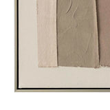 FRAMED ART 3 - DUNES 100x100cm BLACK SILVER FRAME