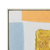 FRAMED ART 4 - COLOURGRID 120x80cm WHITE FRAME