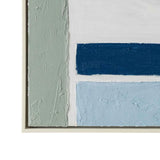 FRAMED ART 4 - COLOURGRID 120x80cm WHITE FRAME