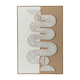 FRAMED ART 7 - SPIRULA 120x80cm WOOD GRAIN FRAME