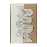 FRAMED ART 7 - SPIRULA 120x80cm WOOD GRAIN FRAME