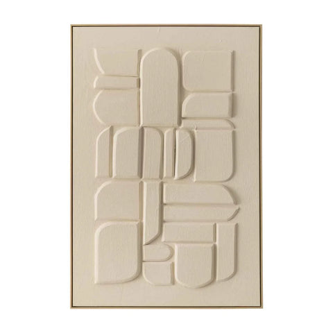 FRAMED ART 8 MODULA 120x80cm WOOD GRAIN FRAME