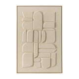 FRAMED ART 8 MODULA 120x80cm WOOD GRAIN FRAME