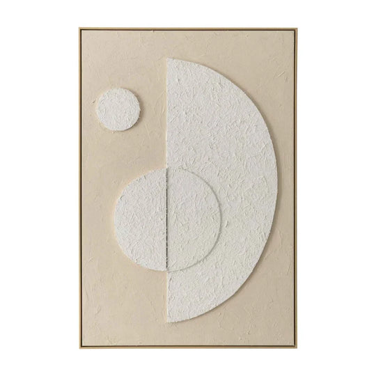 FRAMED ART 9 LUNA 120x80cm WOOD GRAIN FRAME