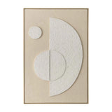 FRAMED ART 9 LUNA 120x80cm WOOD GRAIN FRAME