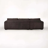 GIA FABRIC CORNER CHAISE-DARK GREY-LEFT