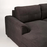 GIA FABRIC CORNER CHAISE-DARK GREY-LEFT