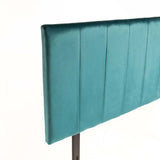 GIGI VELVET TOUCH DOUBLE HEADBOARD - TEAL