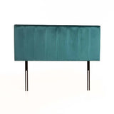 GIGI VELVET TOUCH DOUBLE HEADBOARD - TEAL