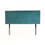 GIGI VELVET TOUCH QUEEN HEADBOARD - TEAL