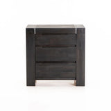 GLACIER 3 DRAWER PEDESTAL - RUSTIC GREY