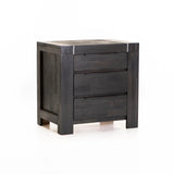 GLACIER 3 DRAWER PEDESTAL - RUSTIC GREY