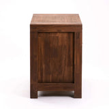 GLACIER 3 DRAWER PEDESTAL - RUSTIC JAVA