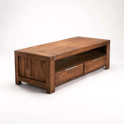 GLACIER COFFEE TABLE - RUSTIC JAVA