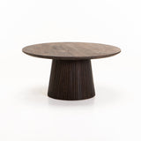 GOA 80cm ROUND SOLID WOOD COFFEE TABLE