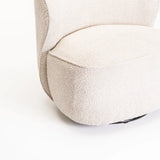 GRACE FABRIC CHAIR W/SWIVEL - OATMEAL