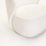 GRACE FABRIC CHAIR W/SWIVEL - CREAM