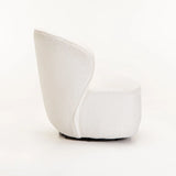 GRACE FABRIC CHAIR W/SWIVEL - CREAM