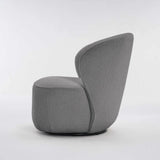 GRACE FABRIC CHAIR W/SWIVEL - GREY